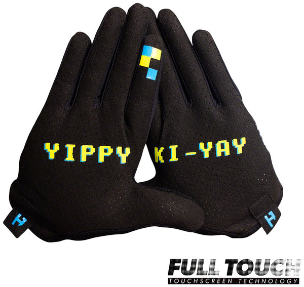 Handup Vented Gloves - Pixelated Full Finger Small