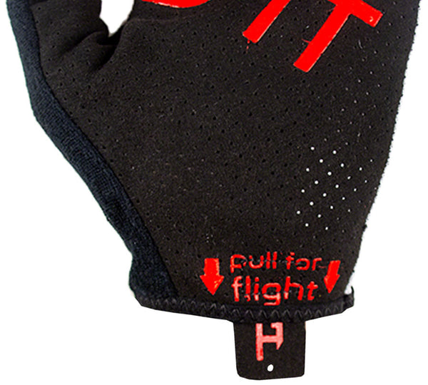 Handup Vented Gloves - Shuttle Runner White Full Finger Medium