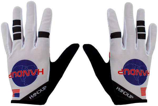 Handup Vented Gloves - Shuttle Runner White Full Finger Medium