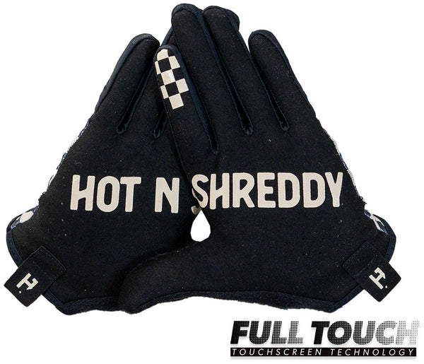 Handup Most Days Gloves - Checkered Black/Tan Large