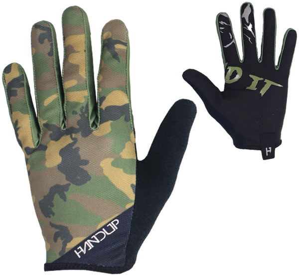 Handup Most Days Glove - Woodland Camo Full Finger Small