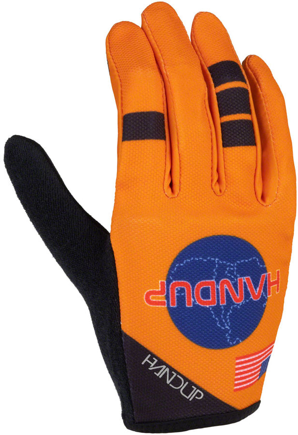 HandUp Most Days Gloves - Shuttle Runners Orange Full Finger Small