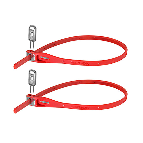 Hiplok Z Lok Twin Count Zip Key Lock Red