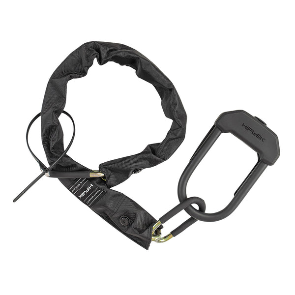 Hiplok E-DX Chain and U-Lock w/ Z Lok Black