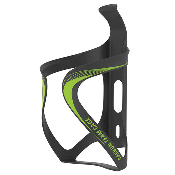 Lezyne Carbon Team Cage UD Matte Black/Green