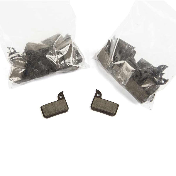 SRAM Disc Brake Pads - Organic Compound Steel Backed Quiet Monoblock SRAM Hydraulic Road Level A1 2017-2019 Bulk Box 20 sets