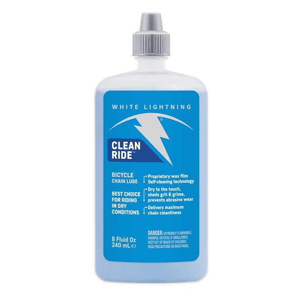 White Lightning Clean Ride Bike Chain Wax Lube - 8oz Drip