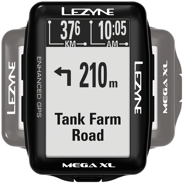 Lezyne Mega XL GPS Bike Computer - GPS Wireless Black
