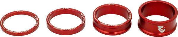 Wolf Tooth Precision Headset Spacer Kit with 3mm, 5mm, 10mm, and 15mm Stack Spacers