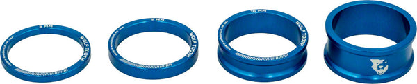 Wolf Tooth Precision Headset Spacer Kit with 3mm, 5mm, 10mm, and 15mm Stack Spacers