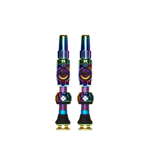 Muc-Off Big Bore Hybrid Tubeless Valve 65mm Pair - Iridescen