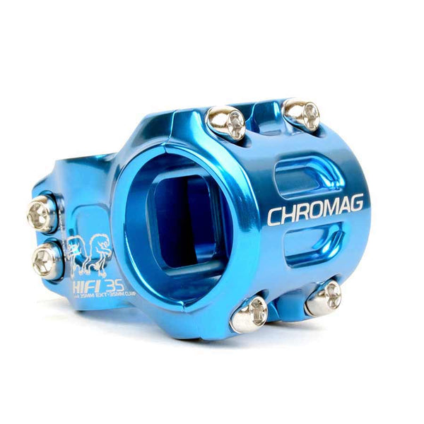 Chromag HiFi Stem 1-1/8 L: 35mm 0° Dia: 35mm Blue