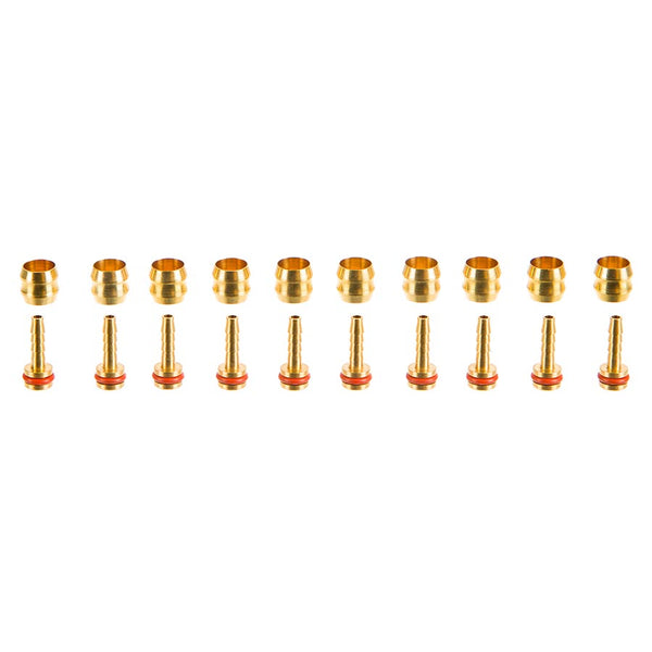 TRP Hydraulic Hose Kit - For 5.0mm Compression Ferrules Brass Inserts O-Rings 10/Each