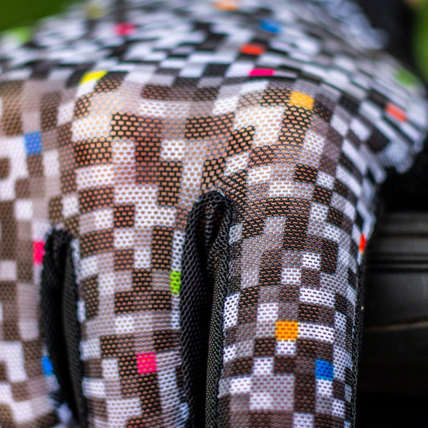 Handup Vented Gloves - Pixelated Full Finger Medium
