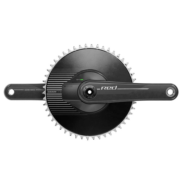 SRAM RED 1 AXS Power Meter Crankset -  165mm 12-Speed 50t Aero Chainring 8-Bolt Direct Mount DUB Spindle Interface Natural Carbon E1