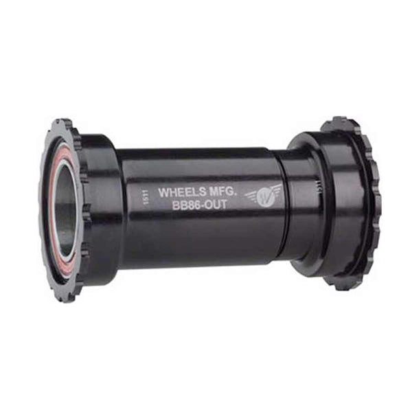 Wheels Manufacturing BB86/92 SRAM Bottom Bracket ABEC-3 Bearings BLK Cups - Threaded