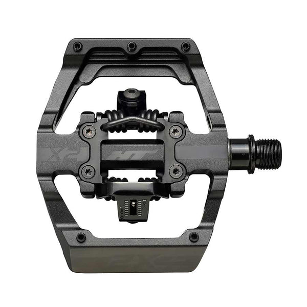 HT Pedals X2-SX Clipless Platform Pedals CrMo - Stealth Black
