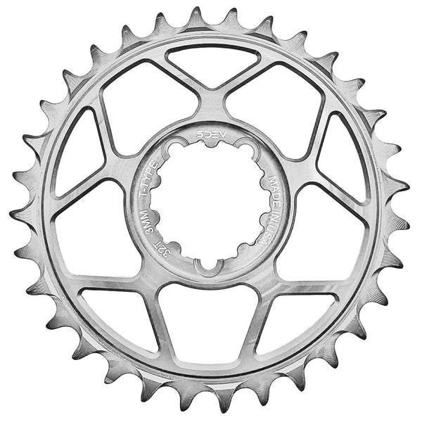 5Dev T-Type 3-Bolt Chainrings Clear 30 5Dev T-Type 3-Bolt Chainrings Clear 32 5Dev T-Type 3-Bolt Chainrings Clear 34