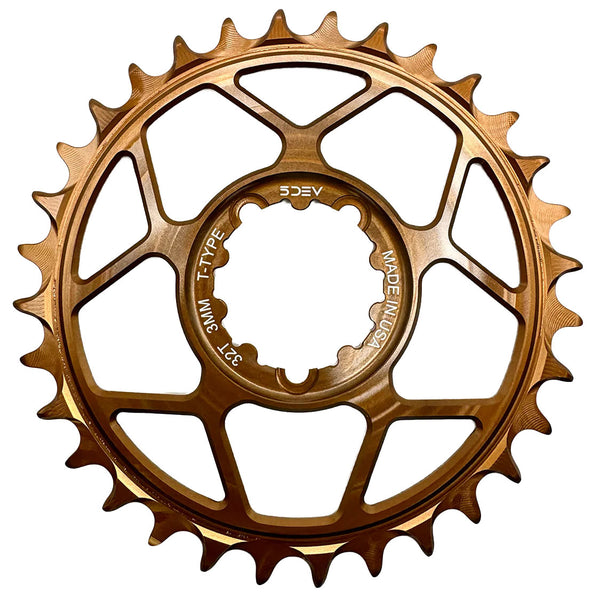 5Dev T-Type 3-Bolt Chainrings Kash 32
