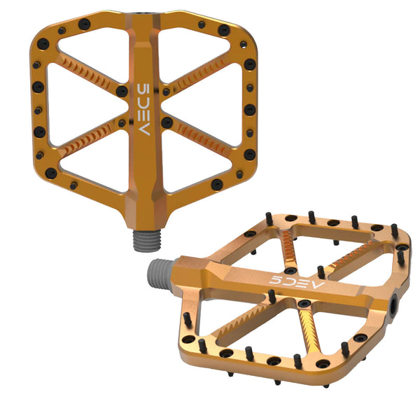 5Dev Trail/Enduro Flat Pedals Kash Bronze