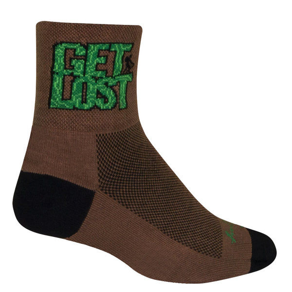Sockguy Get Lost Socks 5-9 Brown