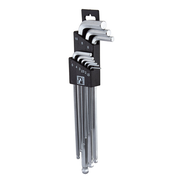 Pedros L-shaped hex wrench Set of 9