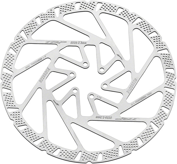 TRP S05E Race Disc Brake Rotor - 220mm 6-Bolt 2.3mm Rust Blocker Treatment