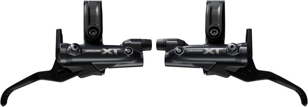 Shimano Deore XT M8200/8220 Disc Brake Upgrade Kit - Right Left BL-M8200 Levers Post Mount Front Rear BR-M8220 4-Piston Calipers