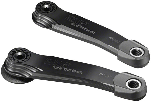e*thirteen Helix Race Alloy e*spec Crank Arm Set - BOSCH Gen4-Brose S Mag-TQ HPR50 26.5mm Offset 165mm Self Extractor BLK