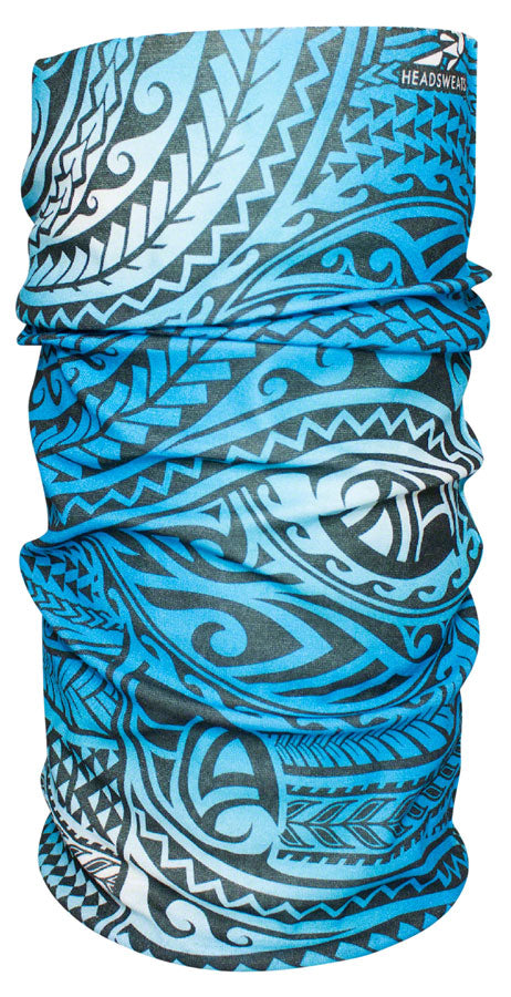 Headsweats Ultra Band Multi-Purpose Headband - Full Blue Tribal One Size