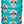 Headsweats Ultra Band Multi-Purpose Headband - Half Teal Skulls One Size