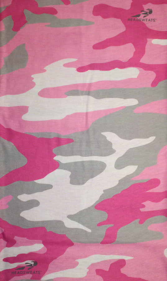Headsweats Ultra Band Multi-Purpose Headband - Full Pink Camo One Size