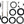 Wheels Manufacturing PF30 Eccentric Bottom Bracket For 24mm Shimano Systems BLK