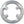 Shimano 105 FC-R7000 53t 4x110 bcd Asymmetric Chainring Silver