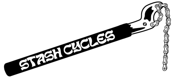 Stash Cycles Long Sleeve Jersey, Black, Chain Whip, Medium