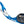 K-EDGE Garmin Race Handlebar Mount: 31.8mm Blue/Silver