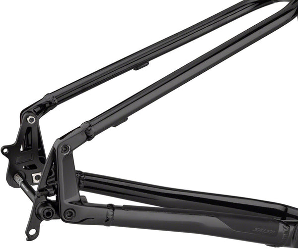 Salsa Timberjack Frame - 29"/27.5" Aluminum Black Medium