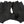 Handup Shorties Gloves - Solid Black Short Finger Small