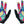 Handup Most Days Gloves - Flat Floral Full Finger X-Large