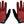 Handup Most Days Gloves - Maroon Full Finger Medium
