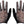 Handup Vented Gloves - Pixelated Full Finger Medium
