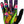 Handup Most Days Gloves - Trippin and Rippin2 Medium