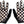 Handup Most Days Gloves - Checkered Black/Tan Large