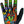 Handup Most Days Gloves - Trippin and Rippin Small