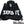 Handup Vented Gloves - Topo Map Black Large