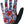Handup Vented Gloves - PBR Bo-Can-Ical Xlarge
