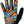 Handup Youth Gloves - Comic Bubbles Large