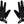 Handup Youth Gloves - Pure Black Medium