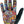 Handup Vented Gloves - Monster Mayhem Medium