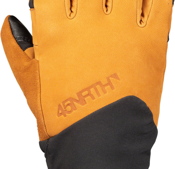 45NRTH Sturmfist 5 LTR Leather Gloves - Tan/Black Full Finger X-Large